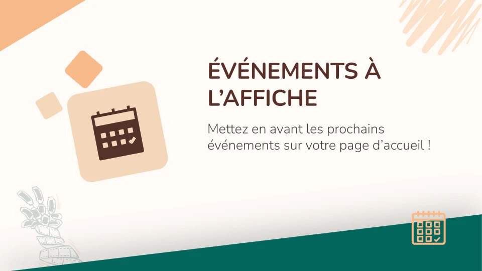 Evénements à l'affiche