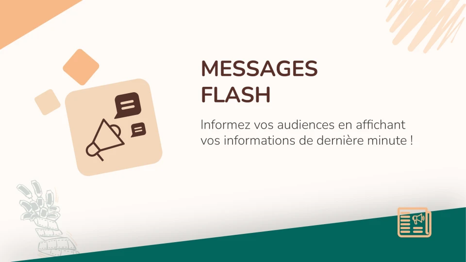 Messages flash